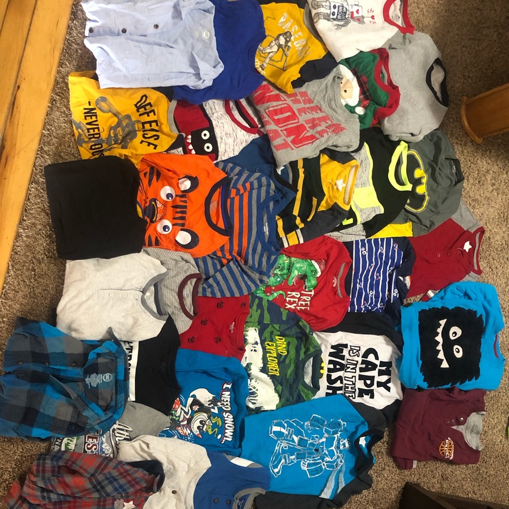 Size 5t long sleeve shirts
